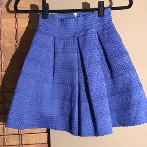 Cobalt Blue Mini Skirt
